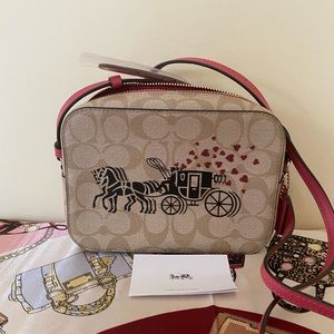 New Coach Mini Crossbody in Signature Canvas